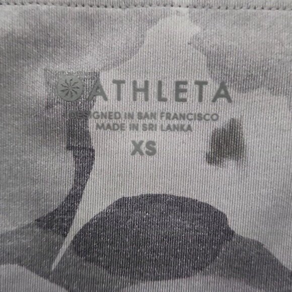 NEW Athleta All In Camo 7/8 Tight Cobblestone Grey Heather SIZE XS - Picture 11 of 14